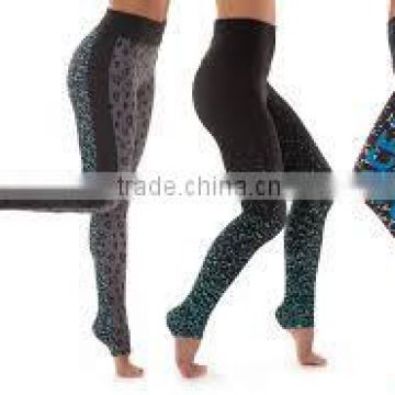 Woman Body Fitted Black Leggings/Tights Full Sublimated with Custom design