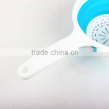 China Manufacture Cartoon Shaped Eco-friendly Collapsible Strainer With Handle photo-5