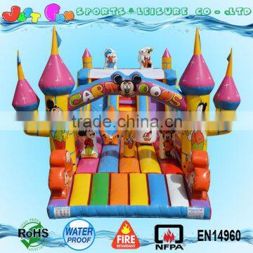 Cartoons Mickey Castle Slide, Inflatable Castle Slide for Children photo-2