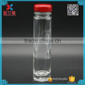 65ml thin long cylinder shape beverage used glass juice bottle with tin lid                        
                                                                                Supplier's Choice