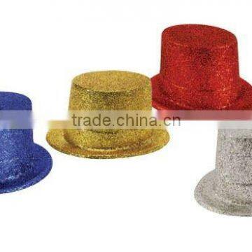 glitter top hat