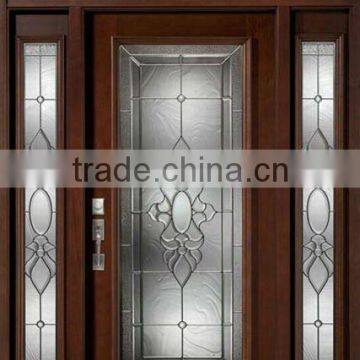 Front Doors Design With Side Lites And Transom DJ-S9005MSTHS-12