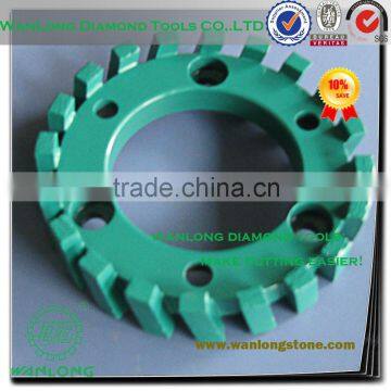 high processing cnc stubbing wheel for stone removal and stone surface milling