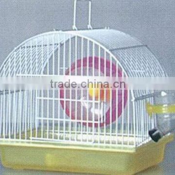 White House And Yellow Bottom For Hamster Cage