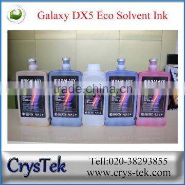 NEW packing Galaxy Eco solvent printer DX5 printing ink