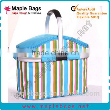 Cooler Basket Fabric Picnic Basket