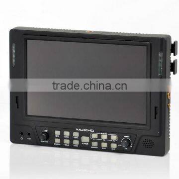 7 Inches 1280x800 On-Camera Video-assist Field Monitor With HDMI Input Tally Focus Assist Marker False Color Pixel to Pixel Etc photo-3