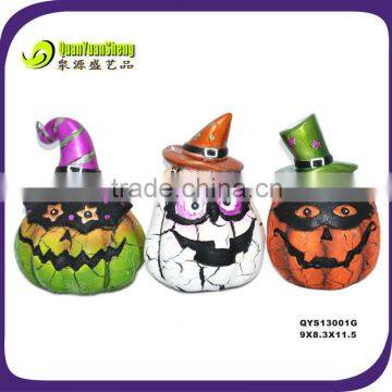 2014 halloween polyresin pumpkin souvenir