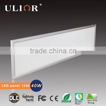 CE ROHS DLC Natural white 1' x 4' LED panels ultra thin 1200x300 led panel lighting for commercial lighting