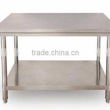 201Stainless Steel Work Table,Work Bench,Commercial Stainless Steel Working Table With Undershelf