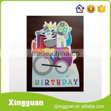 XG-PDC067 christmas gift card,happy birthday wishes card,decorating greeting card