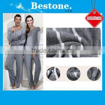 European Modal Striped Men Sleepwear Set