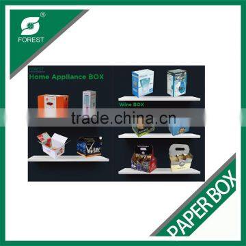 WINE PAPER BOX CUSTOMIZED WINDOW 4 BOTTLE CARRIER photo-2