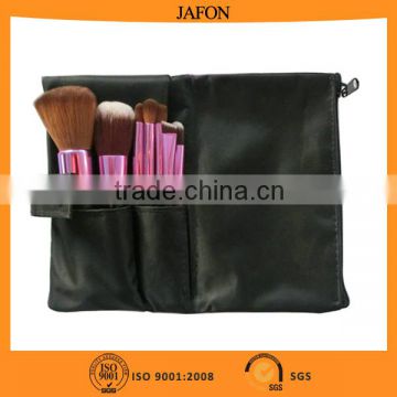 Lovely synthetic hair 7pcs travel brush set for makeup