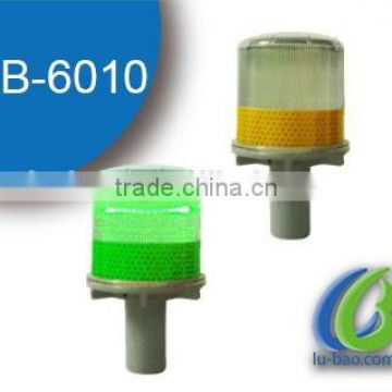 LB-6010 yellow/red/blue/green/white solar warning flashing traffic led lamp