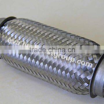 Knitted braid automotive exhaust bellow for exhaust system