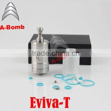 2015 Hot Sale RBA A-bomb Most Popular Rebuildable Eviva-T Atomizer/Eviva Atomizer/Eviva-T RBA