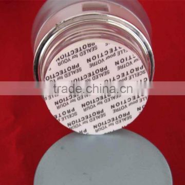 Pressure sensitive liner for cosmetic jars