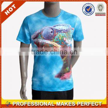 New design fashionable 3d effect animal t shirts(YCT-B0567)