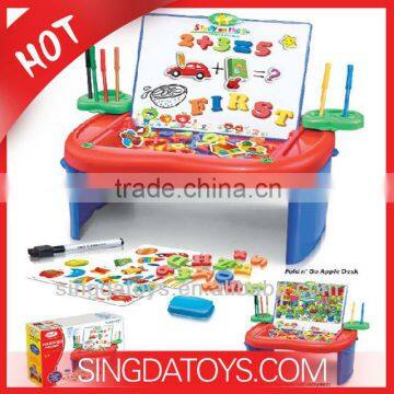 Hot sell and good look apple shape kids learning table