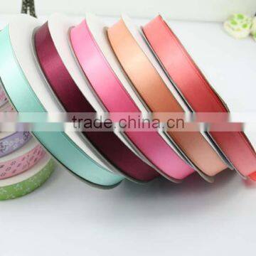 2015 wholesale high quality polyester satin ribbon