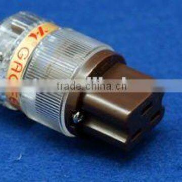 Hi-end permance 20A/16A Platinum plated OFC copper Power plug