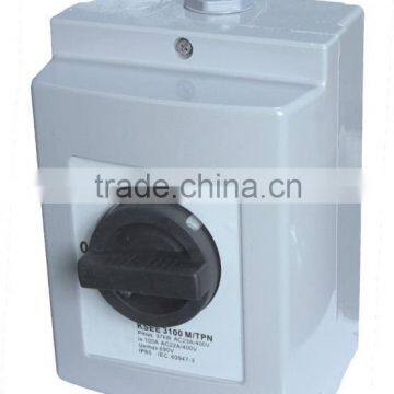 IP65 Isolating switch/Weather proof isolating switch/Waterproof isolating switch