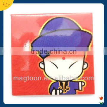 Decoration cute boy printing metal fridge magnet