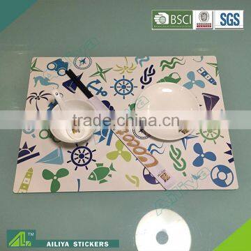 cartoon laser 3D eco-friendly OEM factory customized vinyl placemats