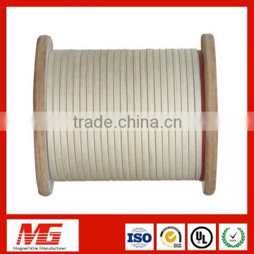 UL Approved awg color round fiber-glass covered magnet wire