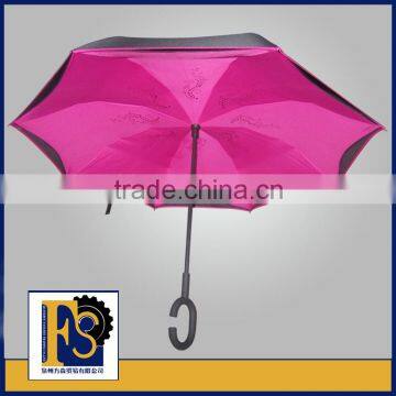 Promotional car inverted umbrella