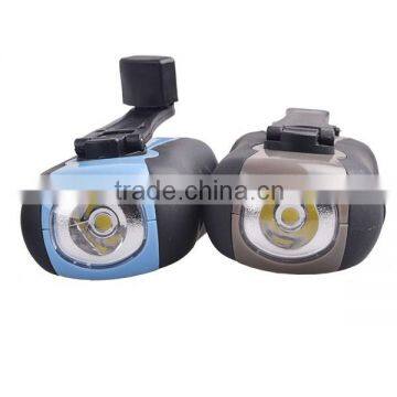 3 Modes Light Plastic Dynamo Hand Crank Torch Light photo-3