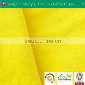 Direct supplier custom 100% polyester yellow color steam velour fabric for bed sheets