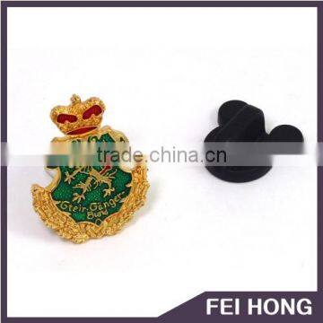 Manufacturer Crown Shape Pin Lapel Badge