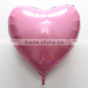 Wholesale 75cm/36 Inch Large Size Heart Shaped Pure Color Foil Balloon, Metallic Plain Foil Baloon photo-4