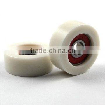 cheap 627RS miniature ball bearing bracket rail for sliding door wardrobe