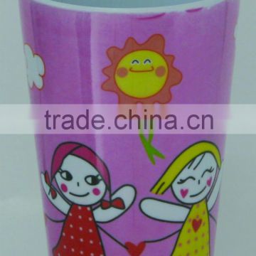 8cm high-grade melamine drinking round printing cup(CP-05)