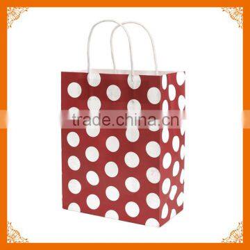 customized wedding gift paper bag with pearl handle