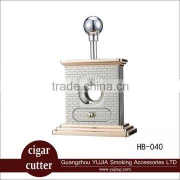 Guangzhou Yujia Cigar cutter stainless stell cigar guillotine wholesale with good box