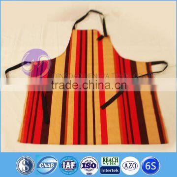  China Cotton Canvas Printed Custom Apron Oven Mitt Potholder Women Cooking Kitchen Apron