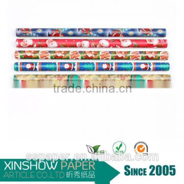 Factory direct sales beautiful wrapping paper christmas