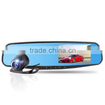 HDMI Full HD video transmission G-sensor function rear view mirror vehicle camera