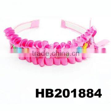 wholesale 2015 beautiful satin girls headbands for girl