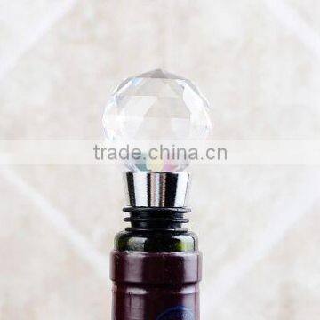 Promotional Faceted Ball Shape Crystal Wine Stopper for Party Favor photo-4
