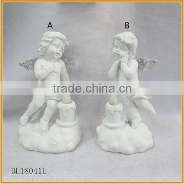 Lovely shape white china christmas angel statue
