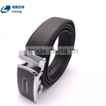 Men Business Leather Belt Magnetic Automatic Buckle Belts