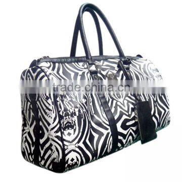Online Shop China Luggage PU Leather Travel Bag Zebra Travel Bag photo-2