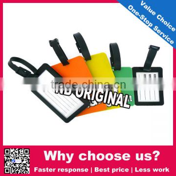 PVC Luggage Tag/rubber travel tag/leather luggage tag