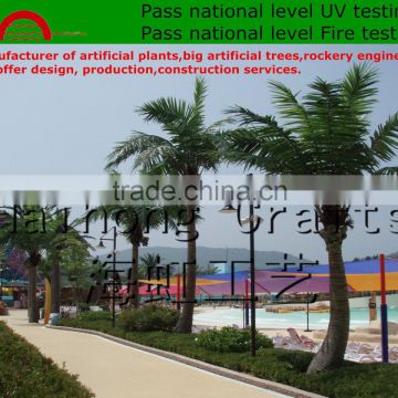 Outdoor artificial plants for theme park/GRC rockery engineering for water park/Artificial big tree