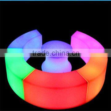 bar stool furniture set/fashionable led bar stool